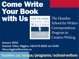 Humber Writer's School Ad