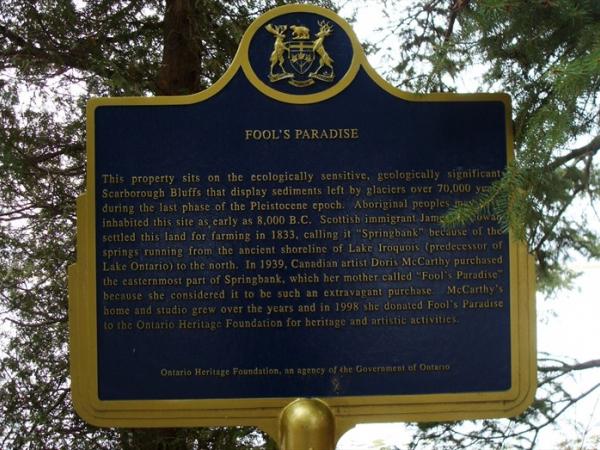 Fool's Paradise (Scarbourgh Bluffs) - Open Book Explorer Tours